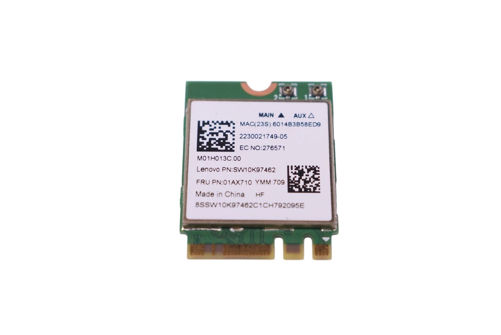 Card Wifi Rtl8821Ce 2 Lỗ Angten New