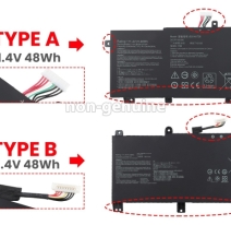 Pin Laptop Asus Fx504 Fx505 Fx506 Fx80 Fx86 G531 B31N1726 Type B Cáp Dài 48Wh