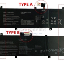 Pin Laptop Asus Ux430 430Uq Pu404 Pu404Uf C31N1620 50Wh Type A - Cáp Cong Trái