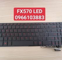 Bàn Phím Laptop Asus X570 K570 F570 Fx570 D570 Đen Đỏ Có Đèn