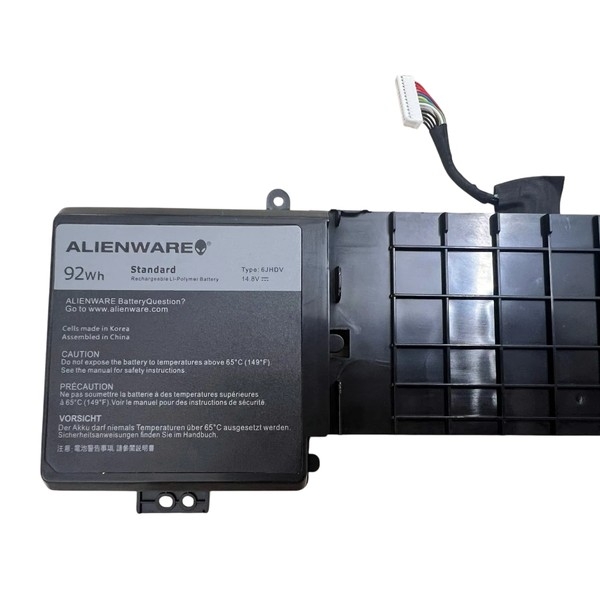 Pin Laptop Dell Alienware 17 R2 17 R3 6JHDV 6000Mah 92Wh