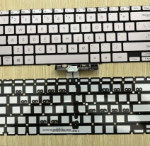 Bàn Phím Laptop Asus Zenbook Q408 Q407 Bạc Có Đèn