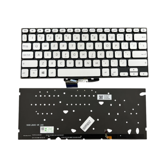 Bàn Phím Laptop Asus Vivobook S430 X430 S430F S430FA S430FN S430U S430UA Bạc Có Đèn