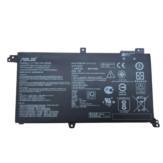 Pin Laptop Asus Vivobook S14 S430 X430 X571 A571 F571 B31N1732 42Wh