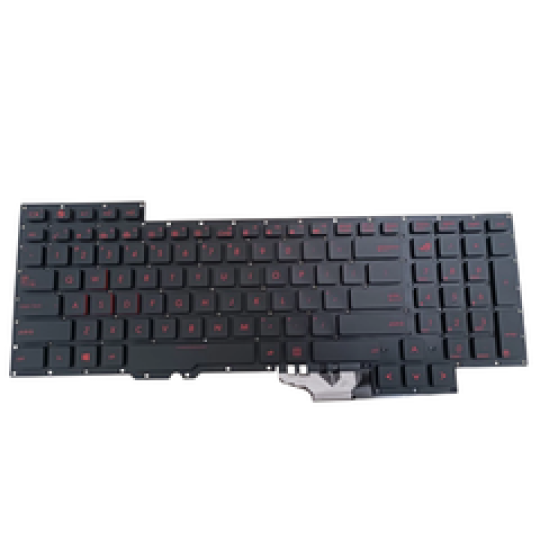 Bàn Phím Laptop Asus Rog Gaming G751 G751J G751JL G751JM G751JY G751JT Đen Đỏ Không Đèn