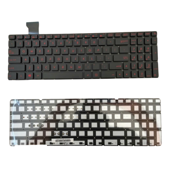 Bàn Phím Laptop Asus GL552 GL551 N551 GL752 Đen Đỏ Có Đèn