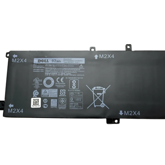 Pin Laptop Dell Xps 9550 9560 9570 7590 Precision 5510 5520 5530 5540 6GTPY 97Wh