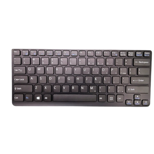 Bàn Phím Laptop Sony Sve14 Sve14A Sve141 Zin Đen