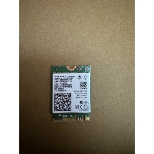 Card Intel WiFi 6 AX200NGW Wireless Card 802.11ax 160MHz Bluetooth 5.1 New