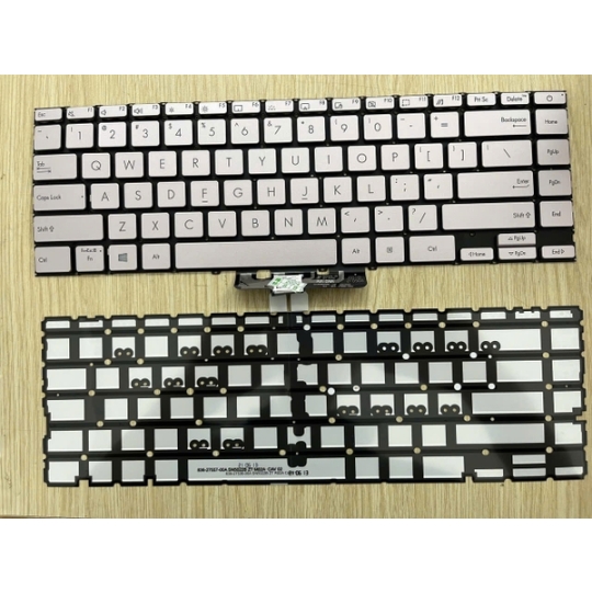 Bàn Phím Laptop Asus Zenbook Q408 Q407 Bạc Có Đèn